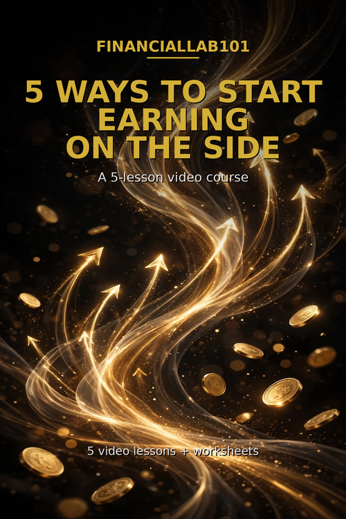 5 Ways to Start Earning on the Side video course cover
